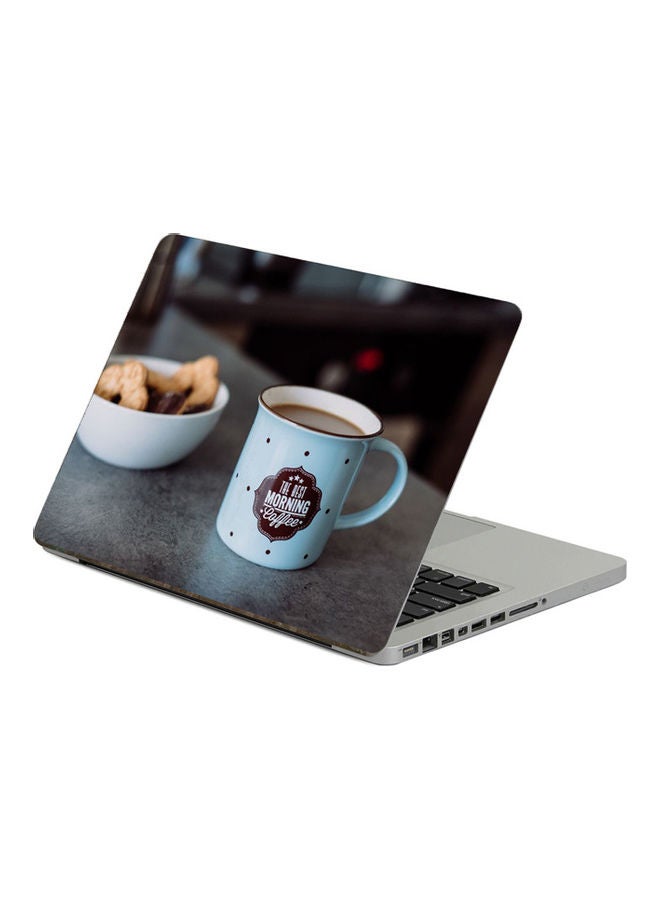 ملصق لابتوب برسمة على شكل مج مقاس 13.3 بوصة، ألوان متعددة متعدد الألوان