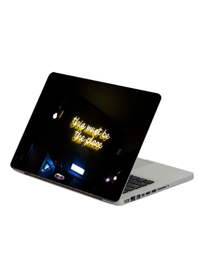 Neon InscriptionPrinted Laptop Sticker 13.3 Inch Multicolor Multicolor