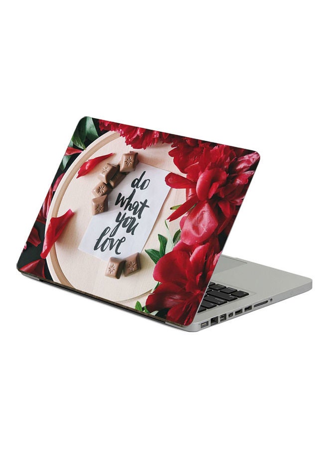 ملصق لابتوب مطبوع عليه نص مقاس 13.3 بوصة، ألوان متعددة متعدد الألوان