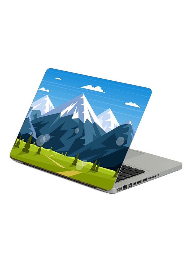 Mountains LandscapePrinted Laptop Sticker 13.3 Inch Multicolor Multicolor