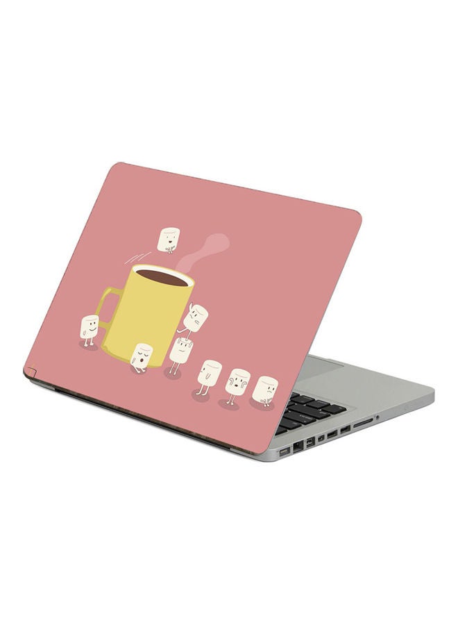 Cocoa MarshmallowPrinted Laptop Sticker 13.3 Inch Multicolor Multicolor 