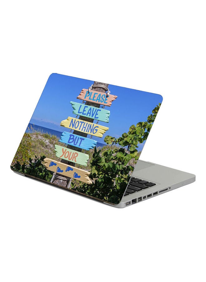 ملصق لابتوب مطبوع عليه عبارة تحفيزية مقاس 13.3 بوصة، ألوان متعددة متعدد الألوان