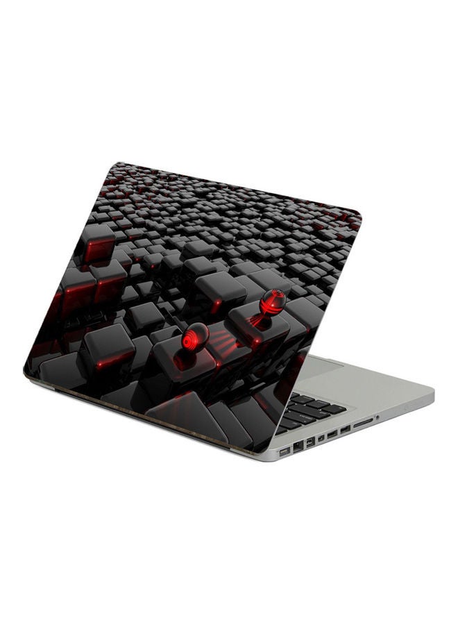 Generic Cubes SpheresPrinted Laptop Sticker 13.3 Inch Multicolor Multicolor 