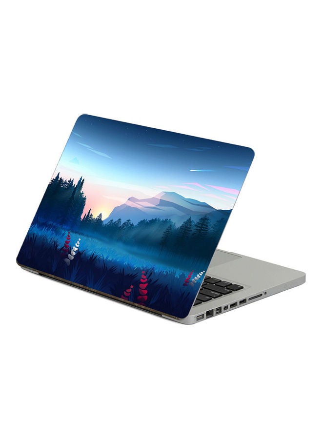Lawn ForestPrinted Laptop Sticker 13.3 Inch Multicolor Multicolor