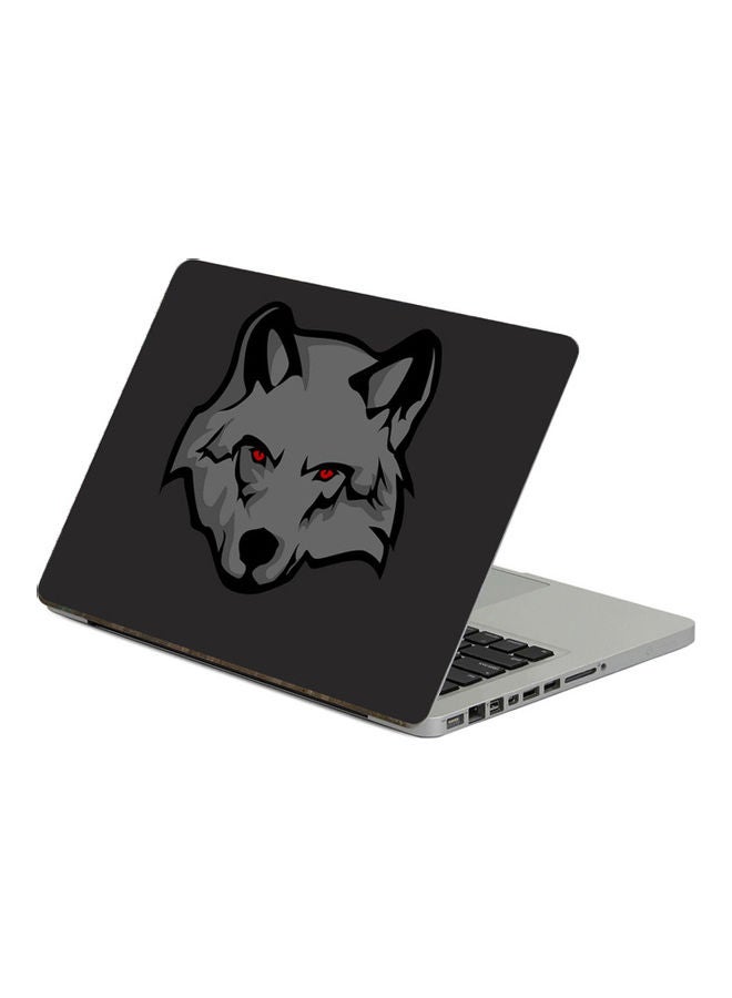 Wolf StickerPrinted Laptop Sticker 13.3 Inch Multicolor Multicolor 