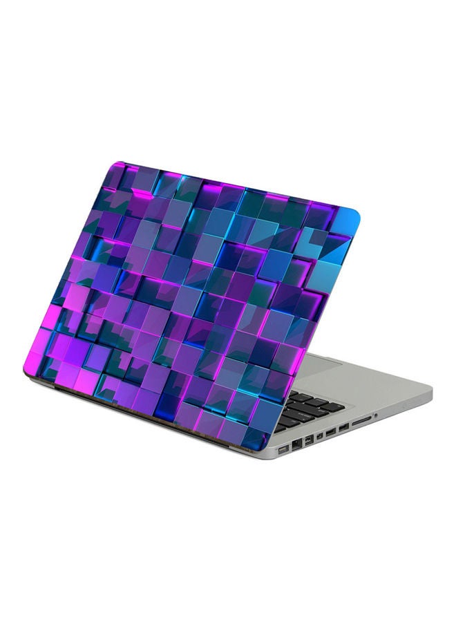 Generic Cubes SurfacePrinted Laptop Sticker 13.3 Inch Multicolor Multicolor 