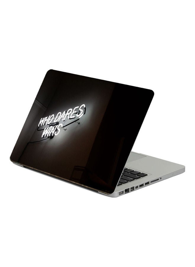 Neon InscriptionPrinted Laptop Sticker 13.3 Inch Multicolor Multicolor