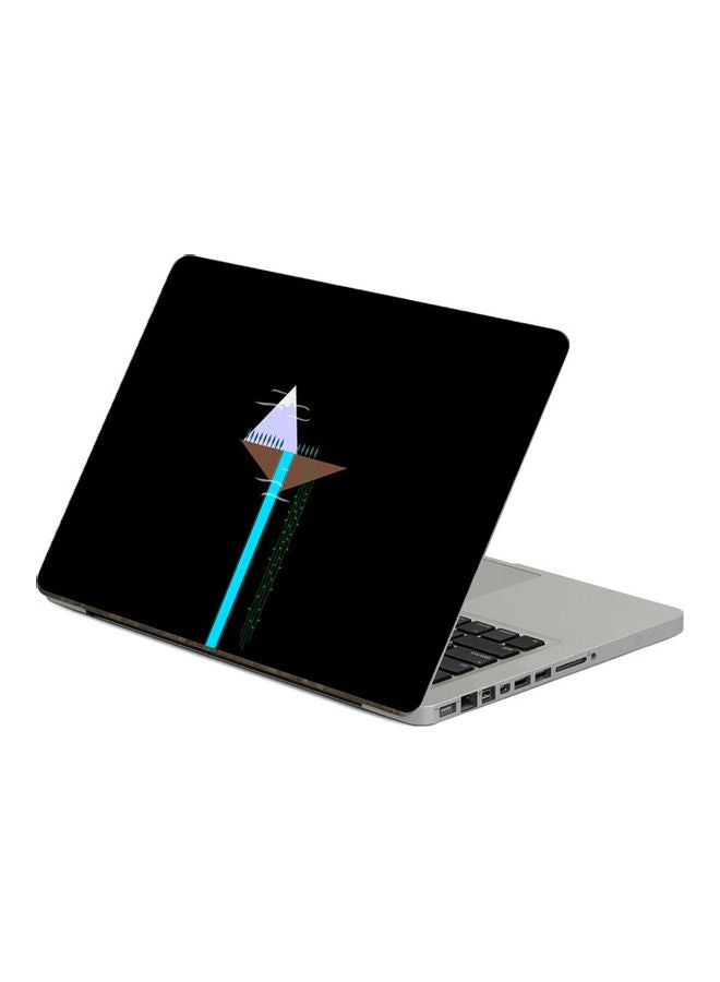 Landscape ArtPrinted Laptop Sticker 13.3 Inch Multicolor Multicolor
