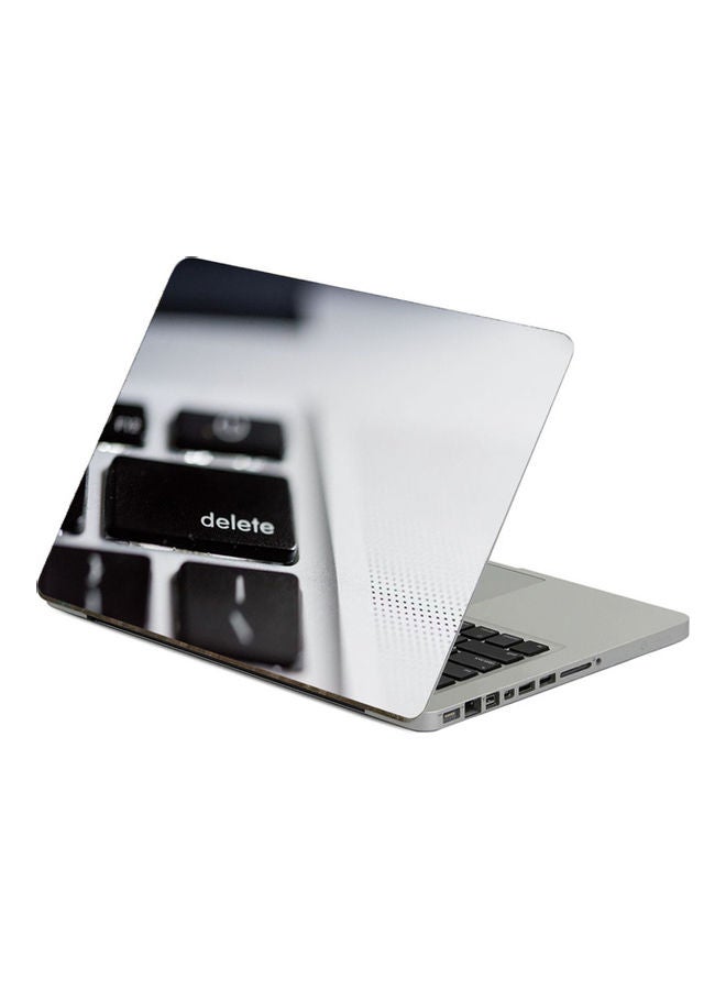 Key DeletePrinted Laptop Sticker 13.3 Inch Multicolor Multicolor