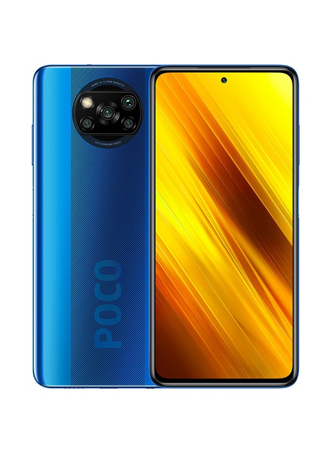 Xiaomi - Poco X3 Dual SIM Cobalt Blue 6GB Ram 128GB 4G LTE with Mi Band 4 Gift - Image 1