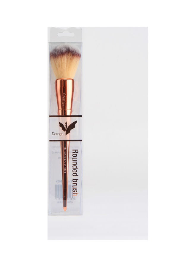 داروجي فرشاة بودرة دائريّة للبودرة وأحمر الخدود وكريم الأساس ومحدّد الوجه 003 ذهبي - Image 1