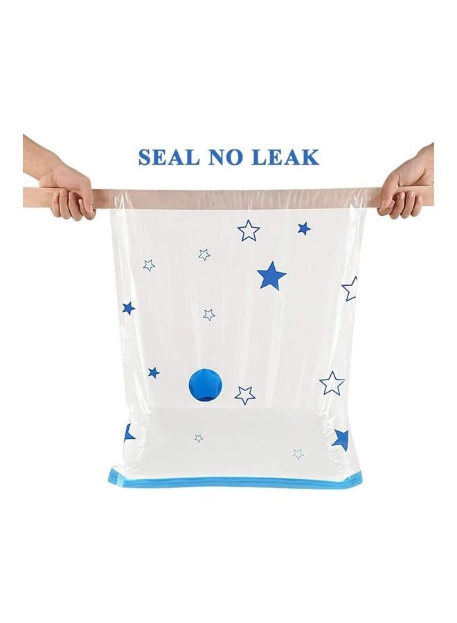 XiuWoo 6 Pieces Vacuum Storage Bags With Pump Multicolour - Image 4