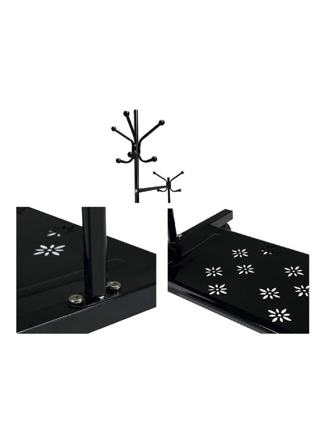 XiuWoo - Floor Standing Cloth Rack Black - Image 1