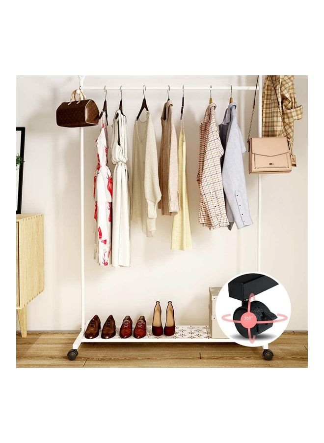 XiuWoo Floor Standing Cloth Rack White - Image 4