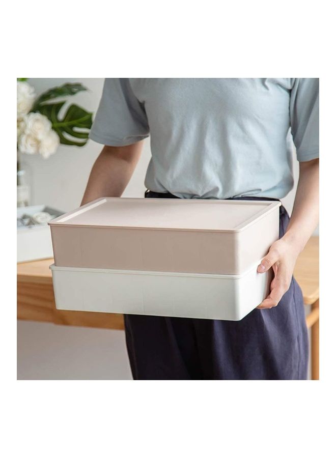 XiuWoo Simple Houseware Closet Underwear Organizer White - Image 4