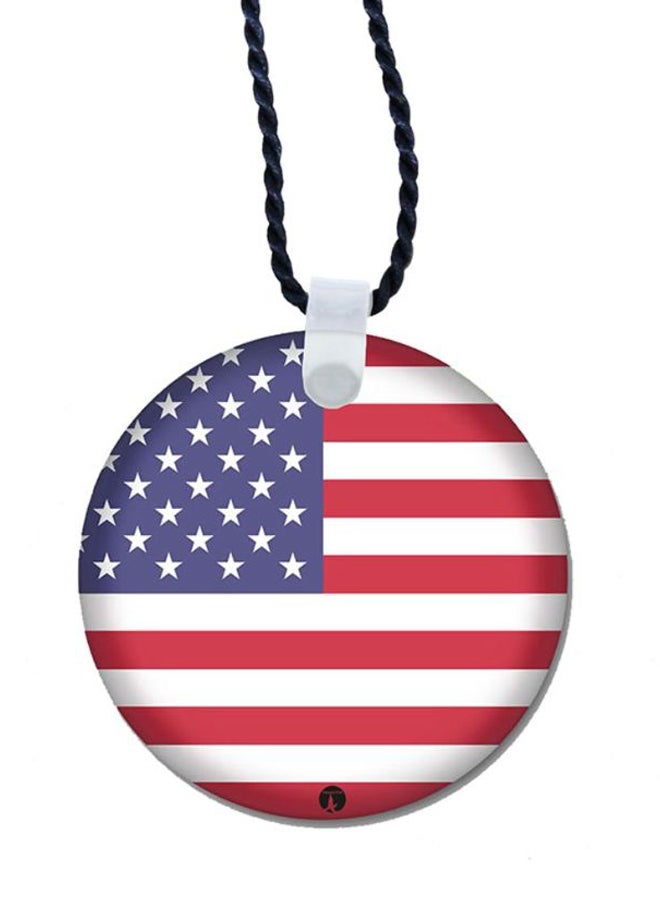 BP 2-In-1 American Flag Printed Keychain White/Red/Blue - Image 2