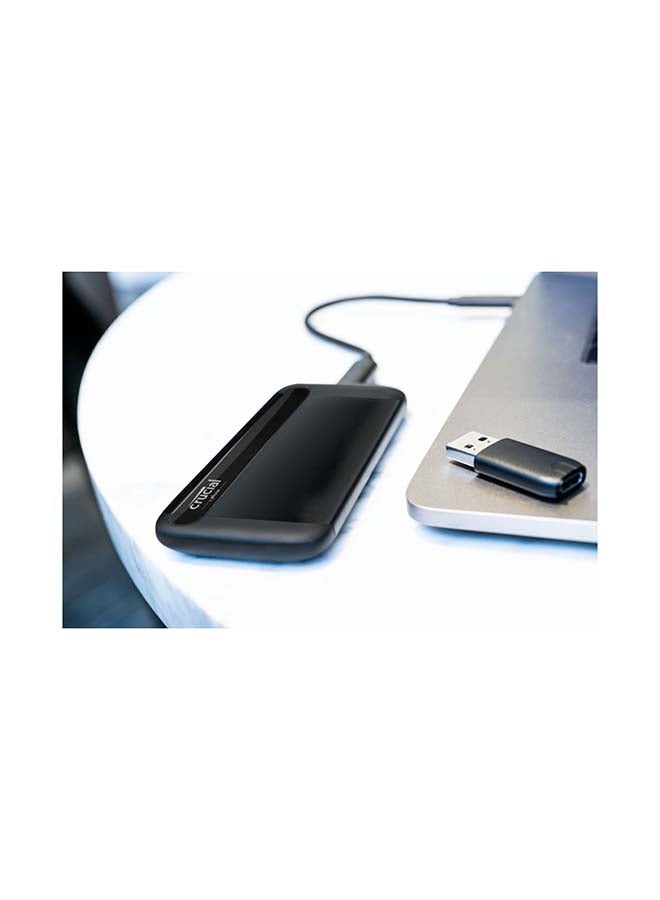 crucial - Crucial X8  Portable SSD - Up to 1050MB/s - PC and Mac - USB 3.2 External Solid State Drive - CT1000X8SSD9 1 TB - Image 1
