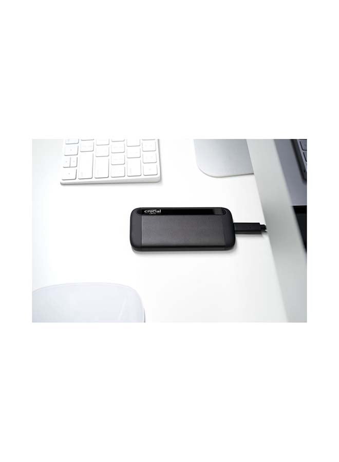crucial - Crucial X8  Portable SSD - Up to 1050MB/s - PC and Mac - USB 3.2 External Solid State Drive - CT1000X8SSD9 1 TB - Image 1