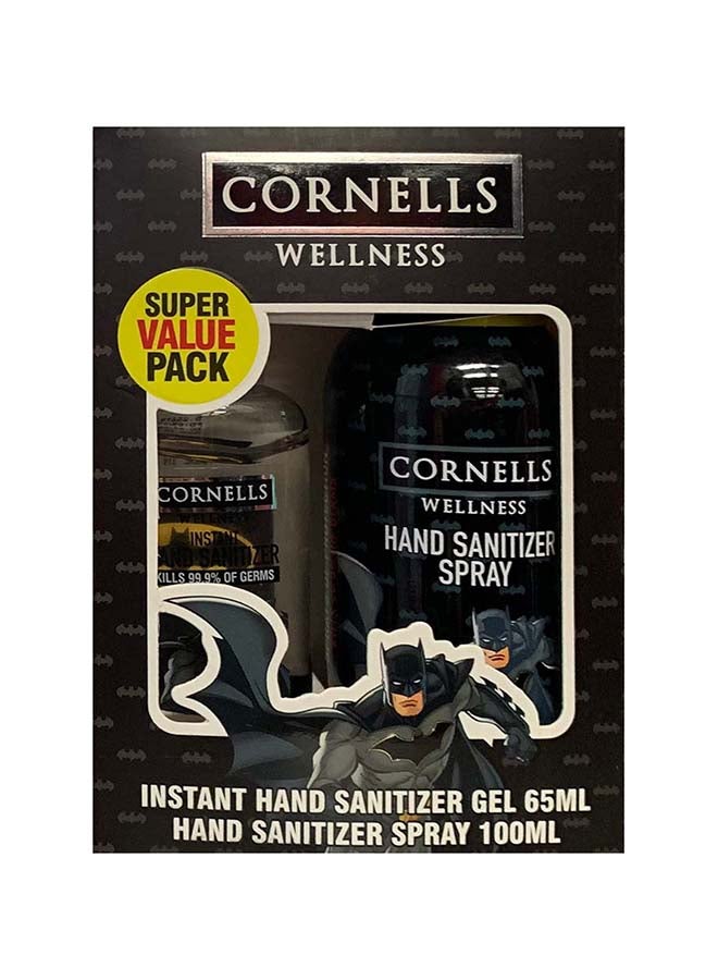 CORNELLS WELLNESS Set of Batman Hand Sanitizer Spray & Gel - Image 1