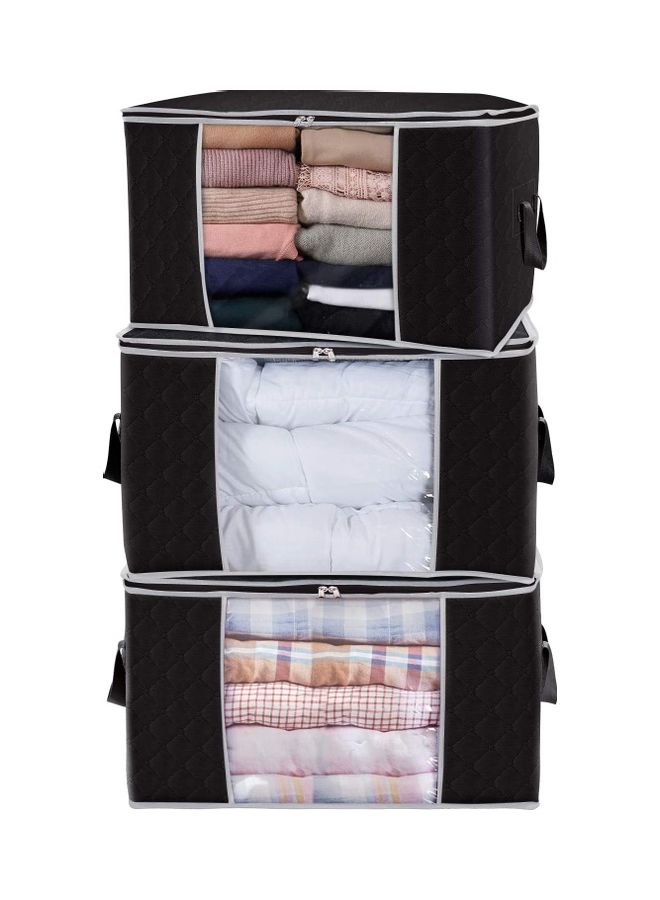 XiuWoo Clothes Storage Organizer Black  - Image 1