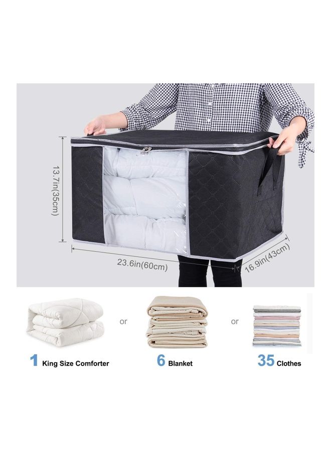 XiuWoo Clothes Storage Organizer Black  - Image 2