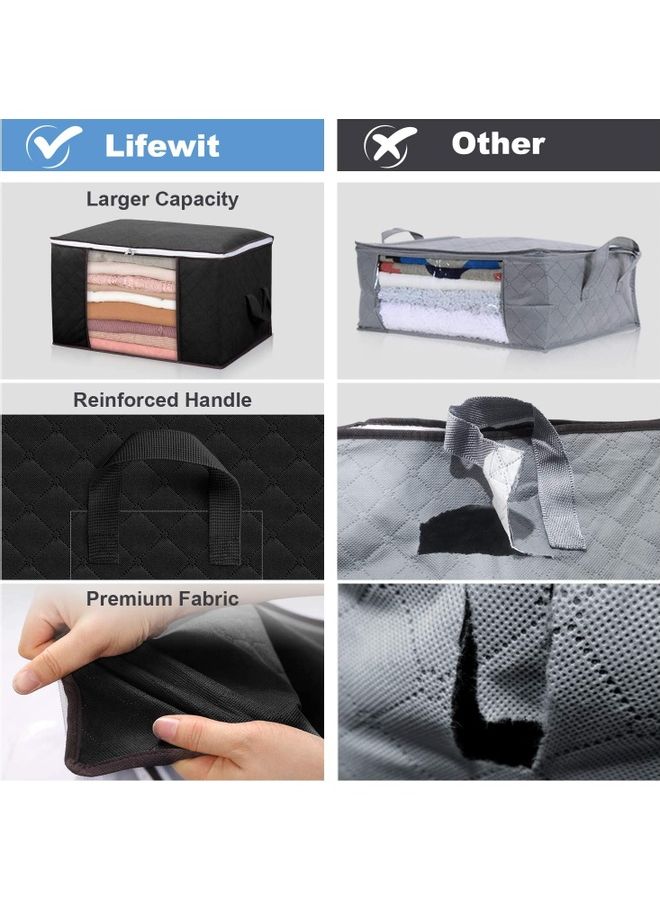 XiuWoo Clothes Storage Organizer Black  - Image 4