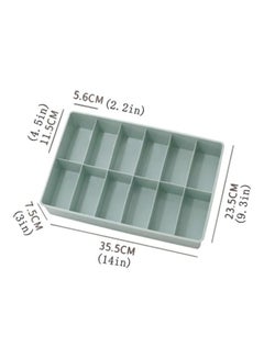 XiuWoo Simple Houseware Closet Organizer Beige 12 grids  - Image 2