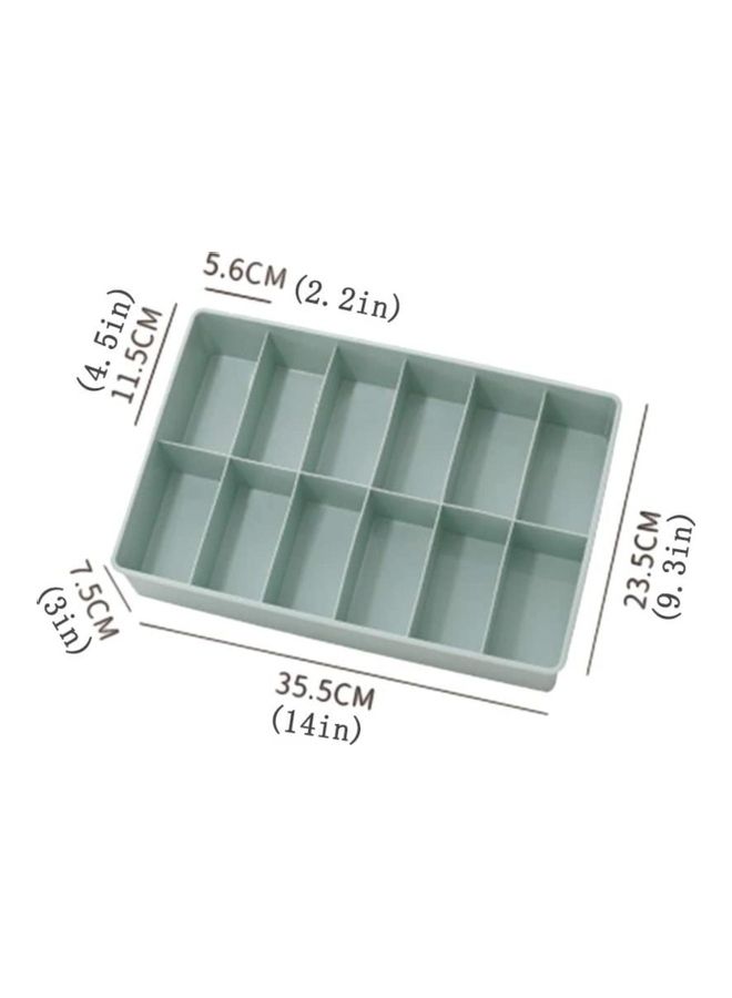 XiuWoo Simple Houseware Closet Organizer Beige 12 grids - Image 2