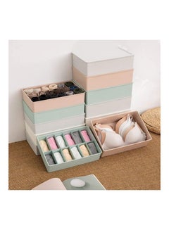 XiuWoo Simple Houseware Closet Organizer Beige 12 grids  - Image 3