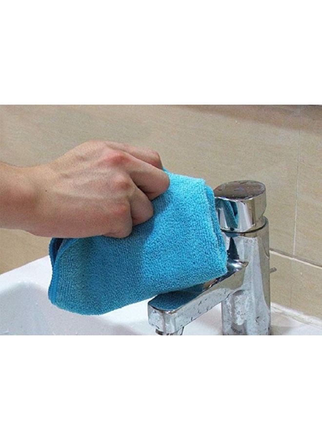 Generic 10-Piece Microfiber Cleaning Cloth Set multicolor 30x40cm  - Image 3