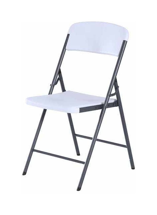 Lifetime - 4-Legs Folding Chair White/Black 50.7x47.9x84.5cm - Image 1