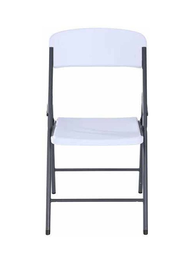 Lifetime - 4-Legs Folding Chair White/Black 50.7x47.9x84.5cm - Image 1