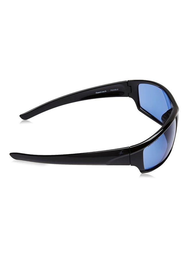 fastrack - Men's Fashion Wrap Sunglasses - Lens Size: 66 mm - Image 1