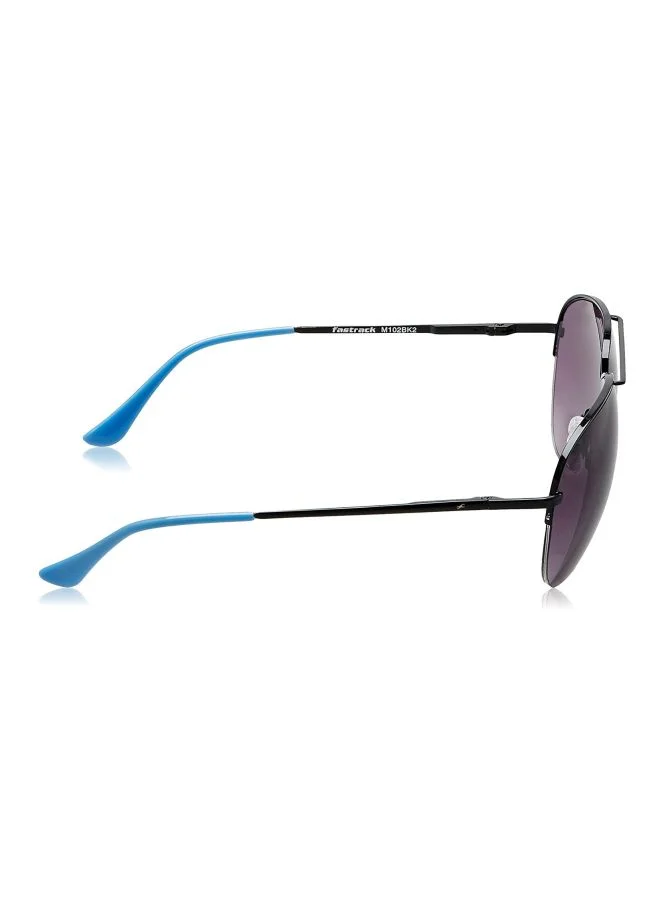 fastrack Men's Black Aviator Men Sunglasses