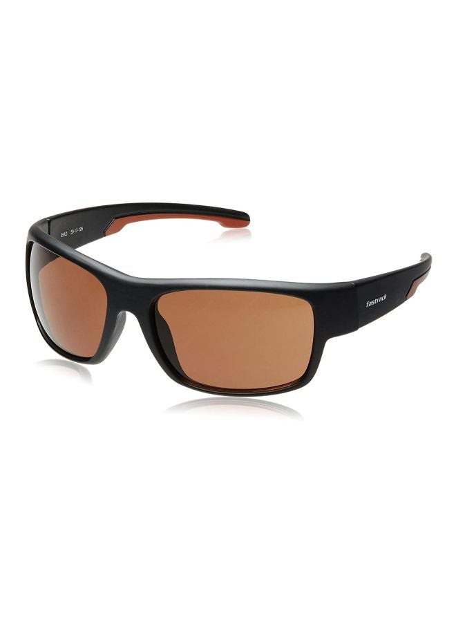Men's Rectangular Sunglasses - Lens Size: 60 mm