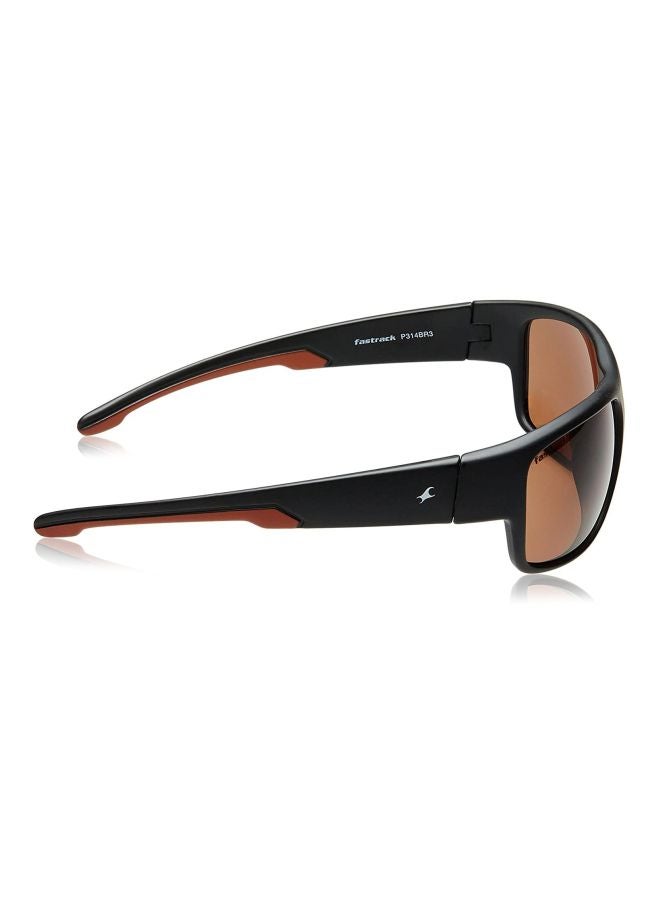 Men's Rectangular Sunglasses - Lens Size: 60 mm