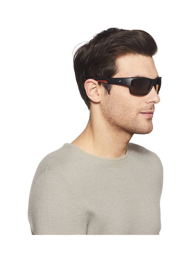 Men's Rectangular Sunglasses - Lens Size: 60 mm
