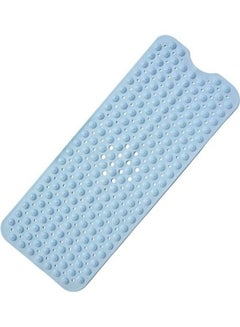 NuSense Non-slip Bath Mat Blue 70cm  - Image 1