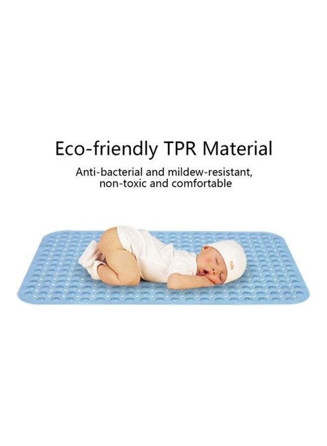 Non-slip Bath Mat Blue 70cm