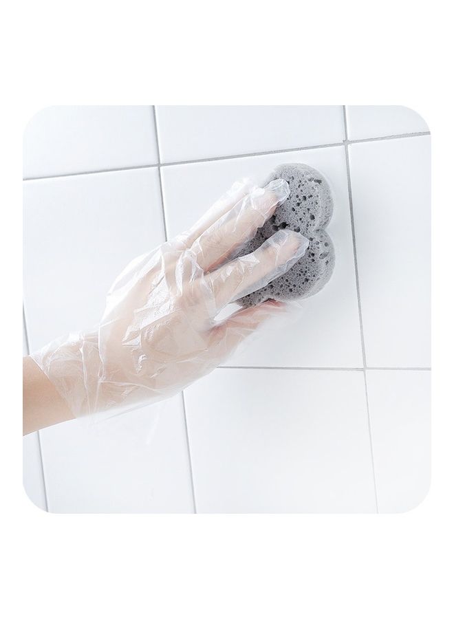 Generic 100 piece Heavy Duty Disposable Gloves Set Clear  - Image 3