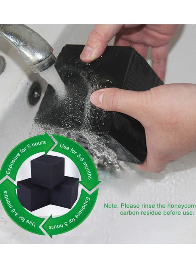 مكعب تنظيف فلتر تنقية المياه لحوض الأسماك أسود 10x10x10سم - Image 3