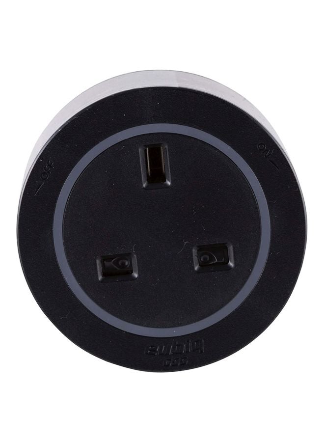 Eubiq - BS4 Adapter Black Rim with Blue LED [Premium Finishing] Easy to Use Plug & Play [Designed with the Aesthetic Appeal of a Decorative Ornament] - Fully Compatible with all GSS System Shiny Black/Blue 6inch - Image 1