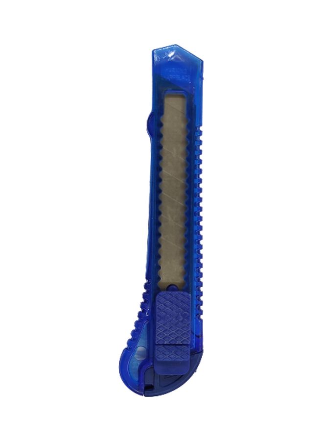 Snap Off Knife With Blade Blue/Silver 
