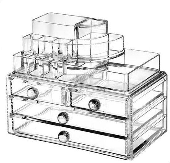Generic Acrylic Cosmetic Organizer Clear - Image 3