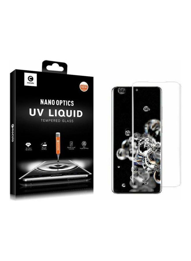 Generic - Uv 3D Full Curved Nano Screen Protector With Glue For Samsung Galaxy S20 Plus Clear - Image 1