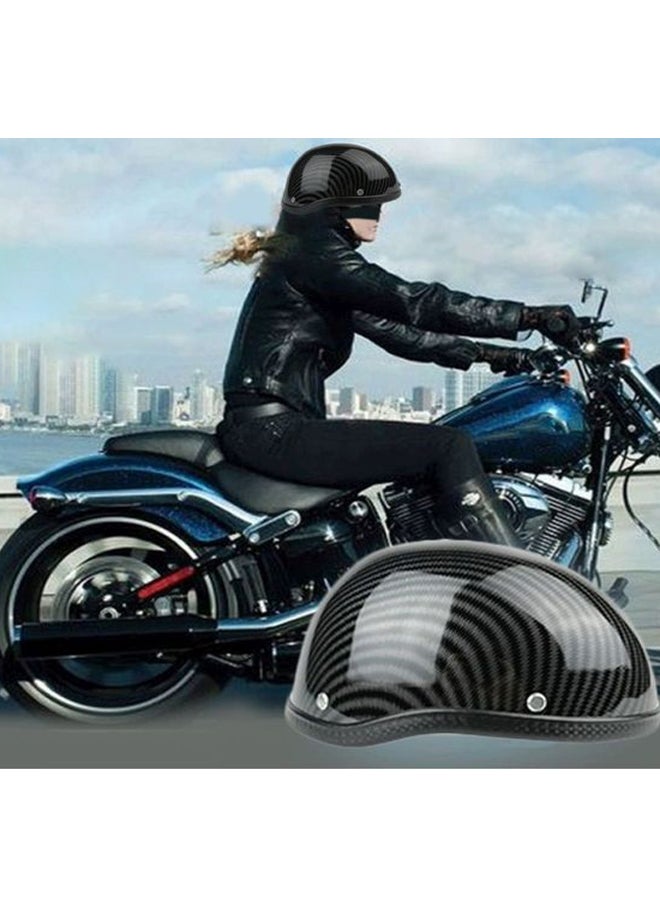Generic Retro Style Motorcycle Half Helmet  - Image 2