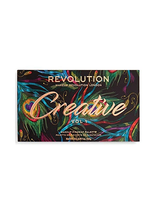 REVOLUTION - 24-Color Creative Vol 1 Eyeshadow Palette Multicolor - Image 1