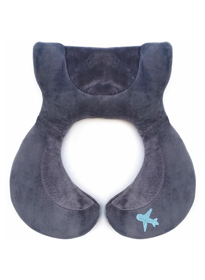 Mamas Gift Cotton Brica Neck Pillow cotton Grey 