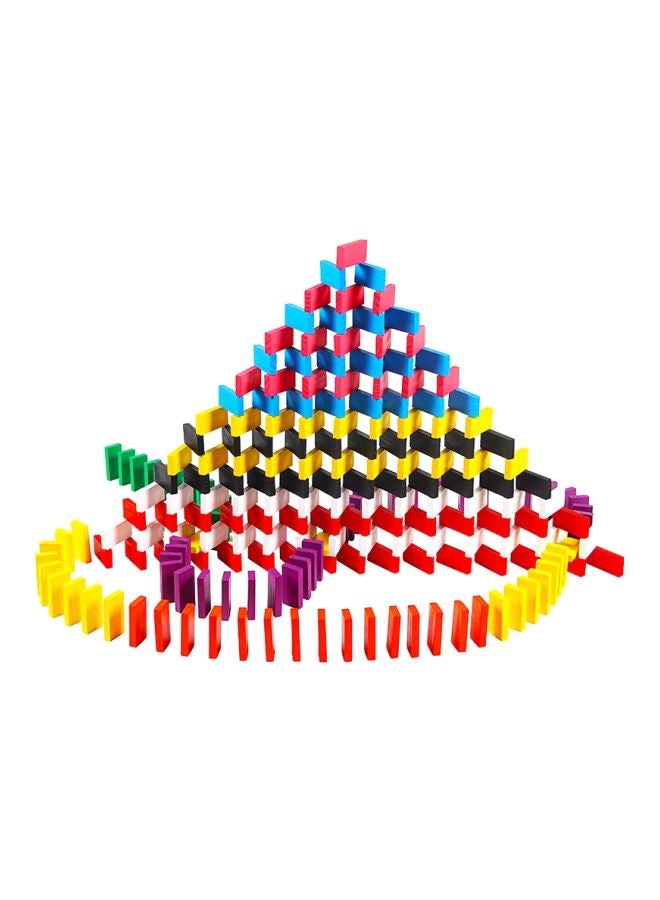 120-Piece Wooden Domino Set 29x29x4.5cm  - Image 1
