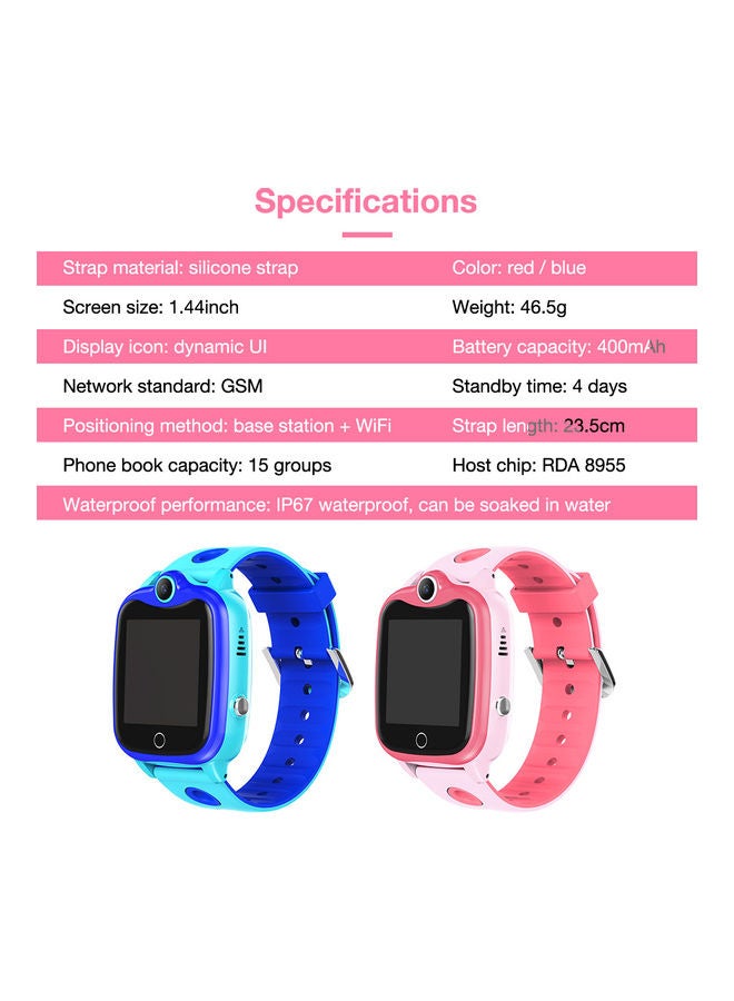 Generic - D06 Children Watch IP67 Waterproof Digital Kids Wristwatch SOS Call Boys Girls Smart Locator Anti Loss Monitor - Image 1